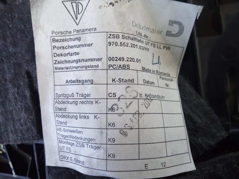 Recambio de airbag delantero derecho para porsche panamera 4 s referencia OEM IAM 0024922001  P2-A3-13