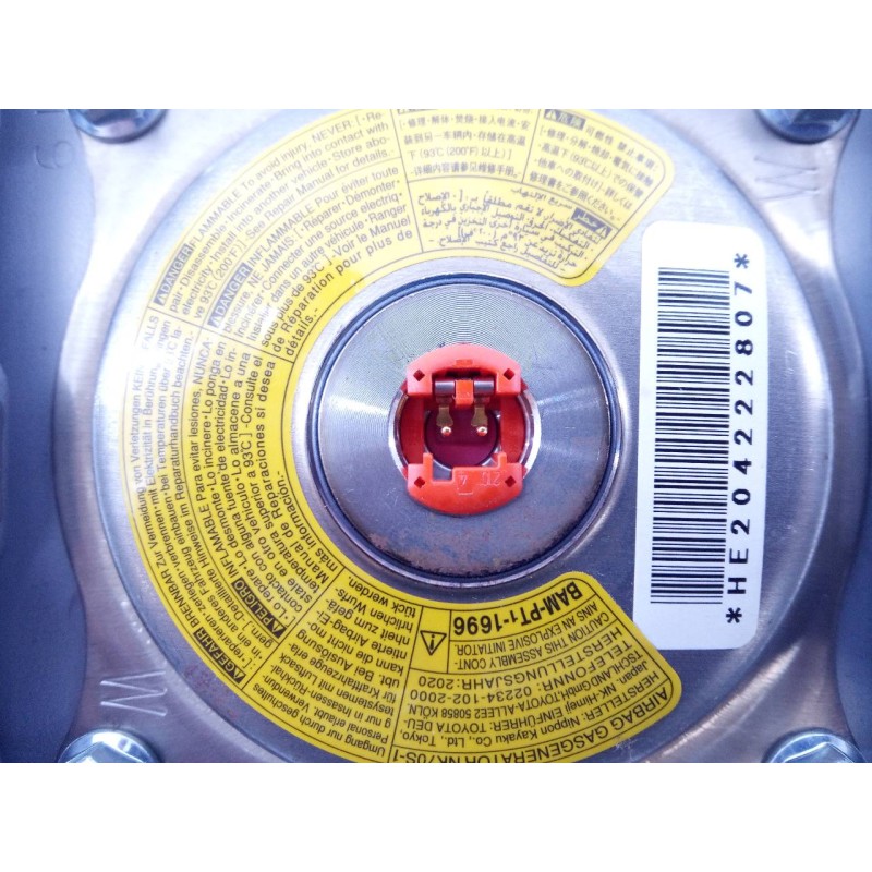 Recambio de airbag delantero izquierdo para toyota prius+ eco referencia OEM IAM SA0789920AFF  E2-B4-39-1