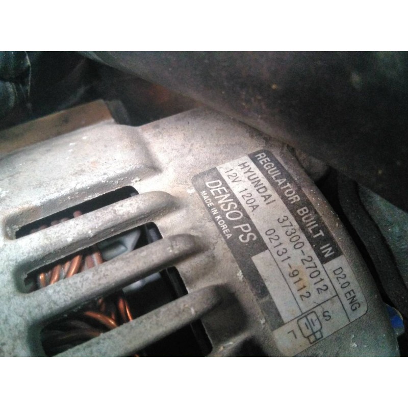 Recambio de alternador para kia carens (un) referencia OEM IAM   