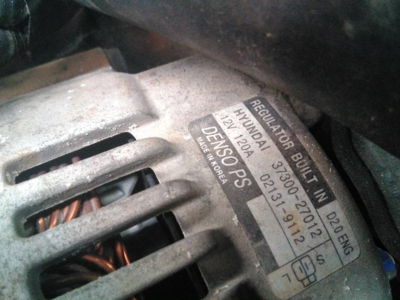 Recambio de alternador para kia carens (un) referencia OEM IAM   