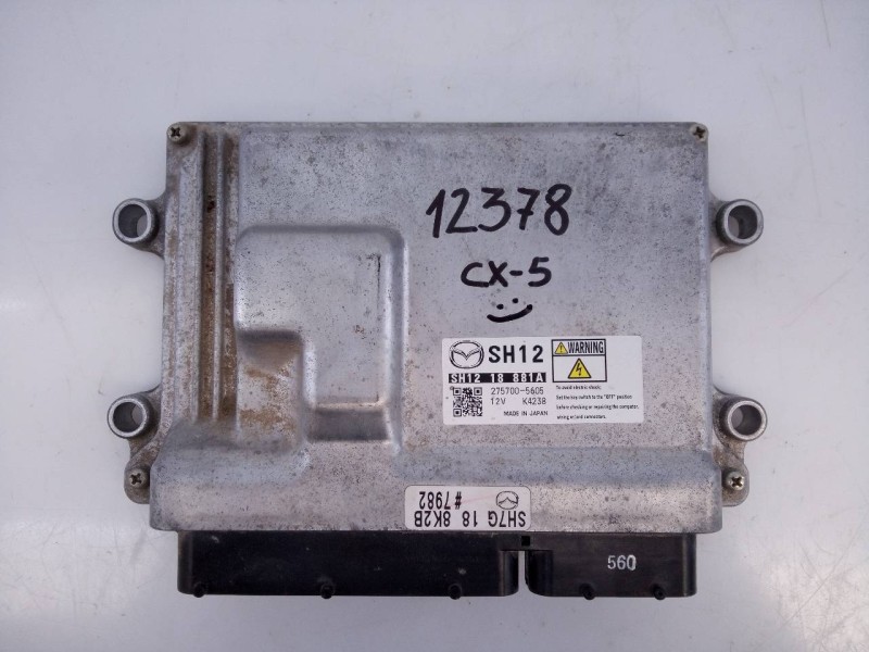 Recambio de centralita motor uce para mazda cx-5 style 2wd referencia OEM IAM SH1218881A 2757005605 E3-B5-28-2