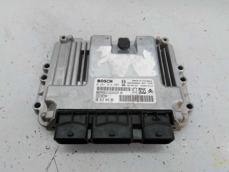 Recambio de centralita motor uce para citroen c4 coupe lx referencia OEM IAM 0281012985 9661204380 E3-B2-35-2