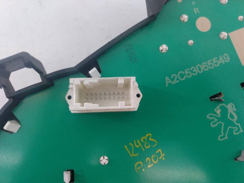 Recambio de cuadro instrumentos para peugeot 207 sport referencia OEM IAM A2C53065549  E3-B2-36-4