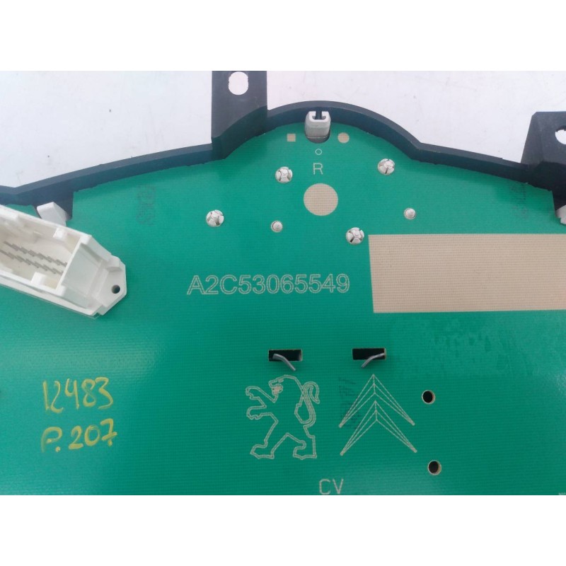 Recambio de cuadro instrumentos para peugeot 207 sport referencia OEM IAM A2C53065549  E3-B2-36-4