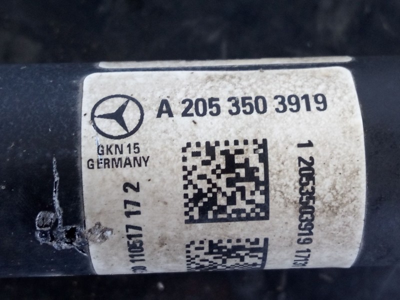 Recambio de transmision trasera izquierda para mercedes clase c (w205) lim. c 220 bluetec / d (205.004) referencia OEM IAM   