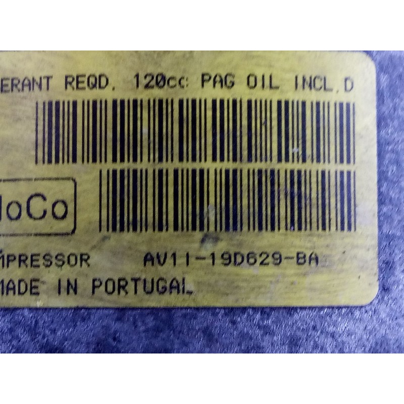 Recambio de compresor aire acondicionado para ford focus lim. (cb8) trend referencia OEM IAM AV1119D629BA  