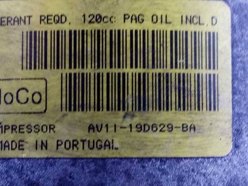 Recambio de compresor aire acondicionado para ford focus lim. (cb8) trend referencia OEM IAM AV1119D629BA  