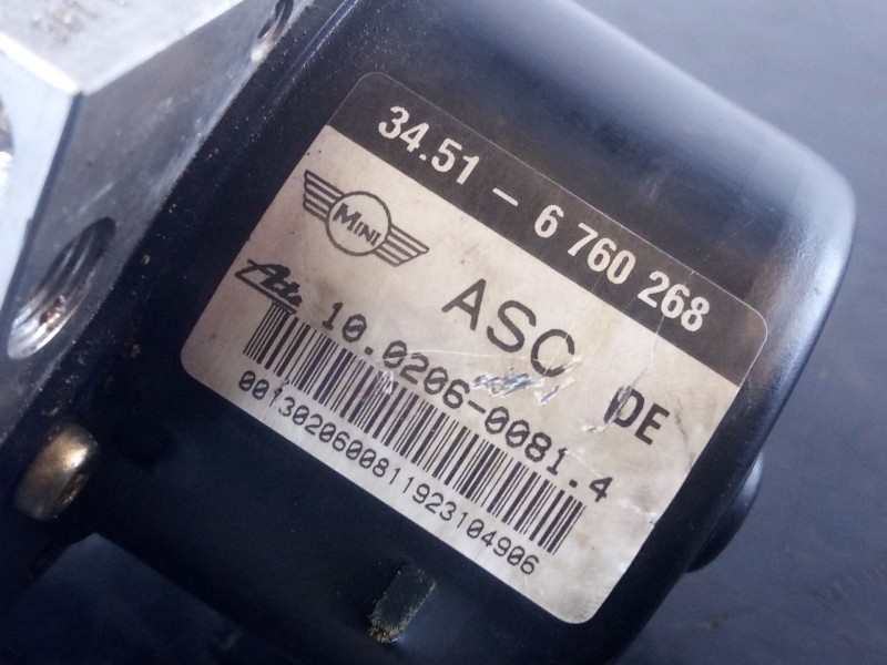 Recambio de abs para bmw mini (r50,r53) cooper referencia OEM IAM 6760268 6760269 