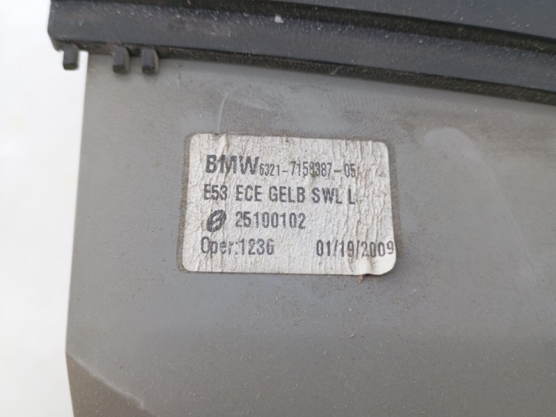 Recambio de piloto trasero izquierdo para bmw x5 (e53) 3.0i referencia OEM IAM 6321715838705  