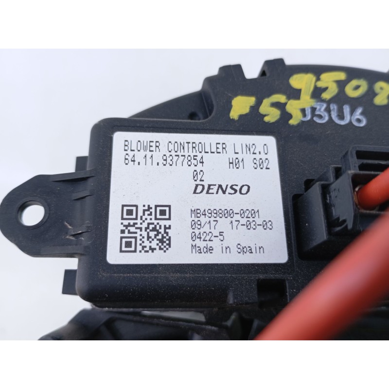 Recambio de ventilador calefaccion para mini mini 5-trg. (f55) cooper d referencia OEM IAM 9297752 20170321 