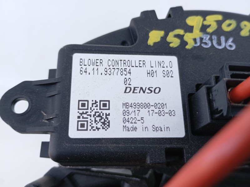 Recambio de ventilador calefaccion para mini mini 5-trg. (f55) cooper d referencia OEM IAM 9297752 20170321 