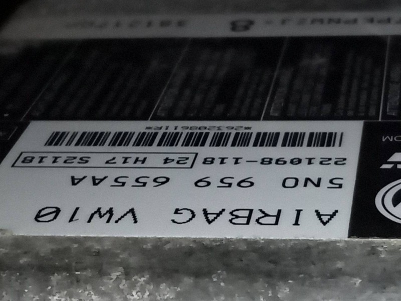 Recambio de kit airbag para volkswagen tiguan trendline plus referencia OEM IAM 5N0959655AA 221098118 E1-B6-39-1