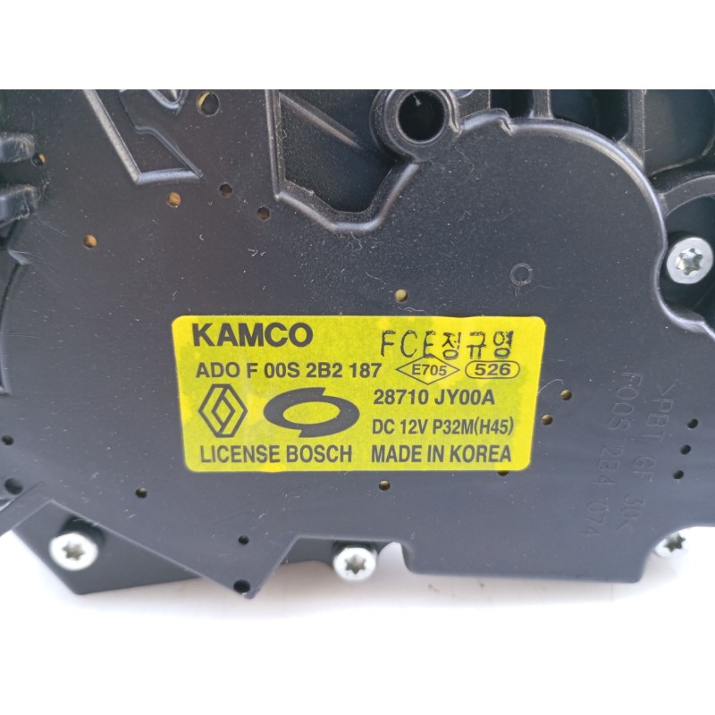 Recambio de motor limpia trasero para renault koleos dynamique referencia OEM IAM 28710JY00A  