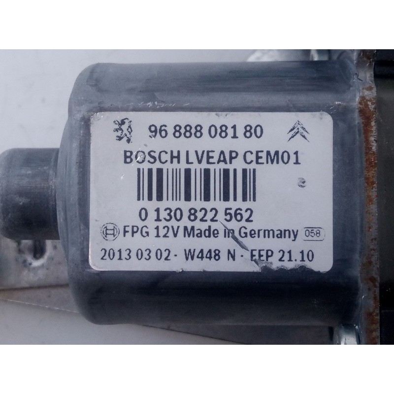 Recambio de elevalunas delantero derecho para peugeot 508 allure hybrid4 referencia OEM IAM 9688808180  