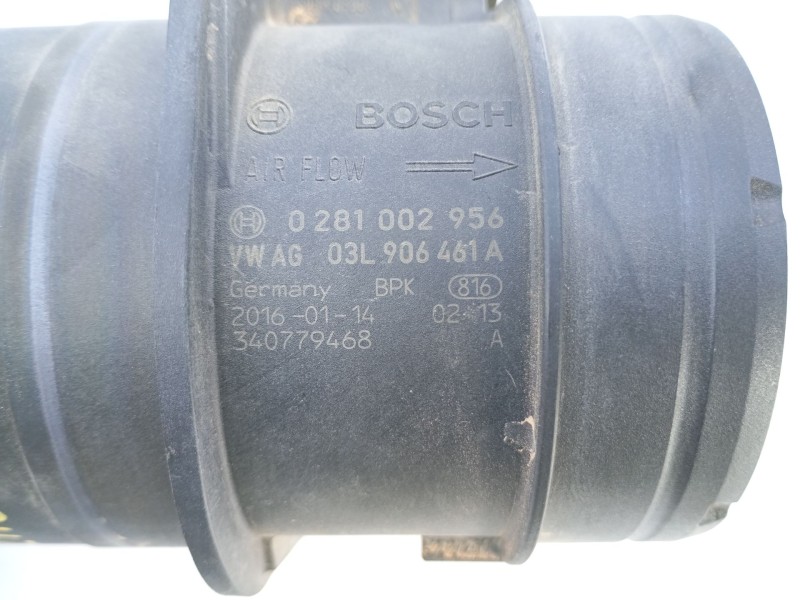 Recambio de caudalimetro para volkswagen scirocco (138) r-line referencia OEM IAM 03L906461A 0281002956 