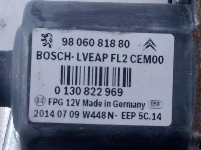 Recambio de elevalunas delantero izquierdo para peugeot 208 active referencia OEM IAM   