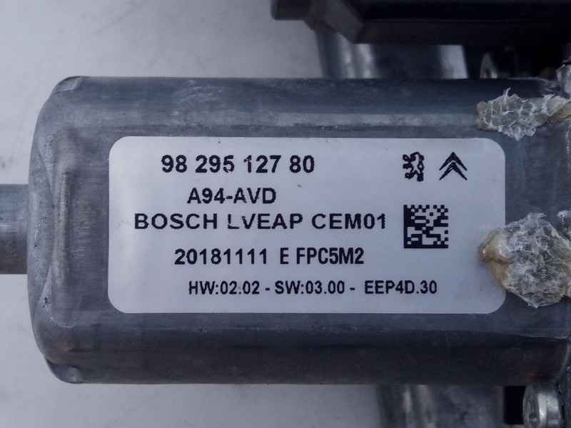 Recambio de elevalunas delantero derecho para peugeot 2008 (--.2013) access referencia OEM IAM 9829512780  