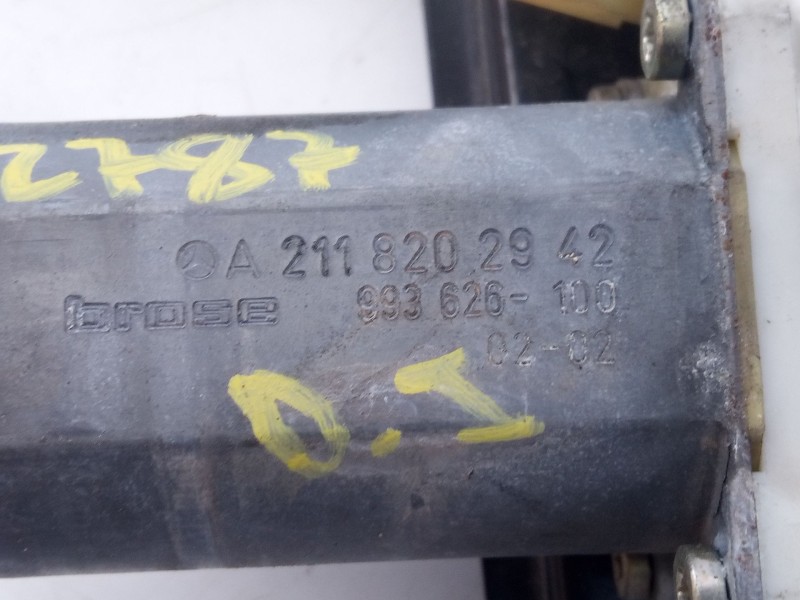 Recambio de elevalunas delantero izquierdo para mercedes clase e (w211) berlina e320 cdi referencia OEM IAM A2118202962  