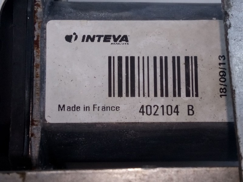 Recambio de elevalunas delantero derecho para peugeot partner kasten confort referencia OEM IAM 402104B  