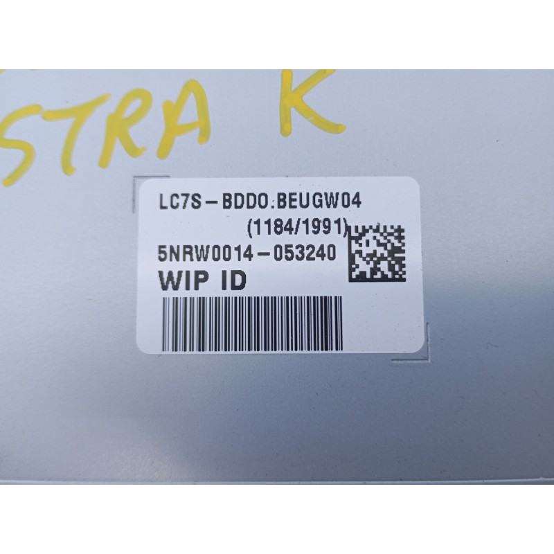Recambio de sistema audio / radio cd para opel astra k lim. 5türig dynamic referencia OEM IAM 5NRW0014053240  