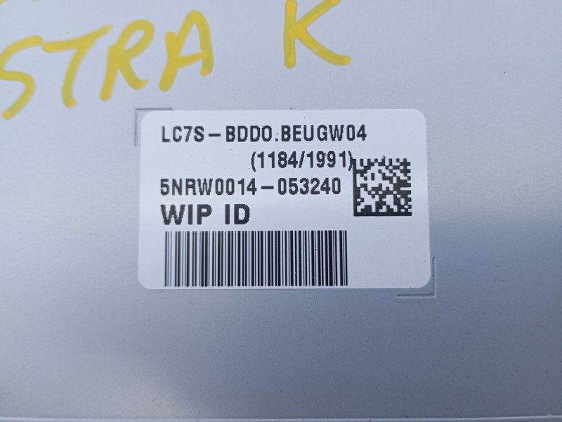 Recambio de sistema audio / radio cd para opel astra k lim. 5türig dynamic referencia OEM IAM 5NRW0014053240  