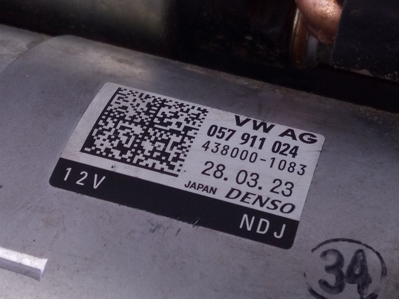 Recambio de motor arranque para volkswagen touareg r-line 4 motion referencia OEM IAM   