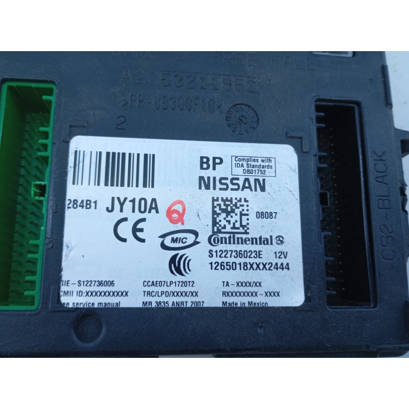 Recambio de modulo electronico para renault koleos dynamique referencia OEM IAM 1265018XXX2444  