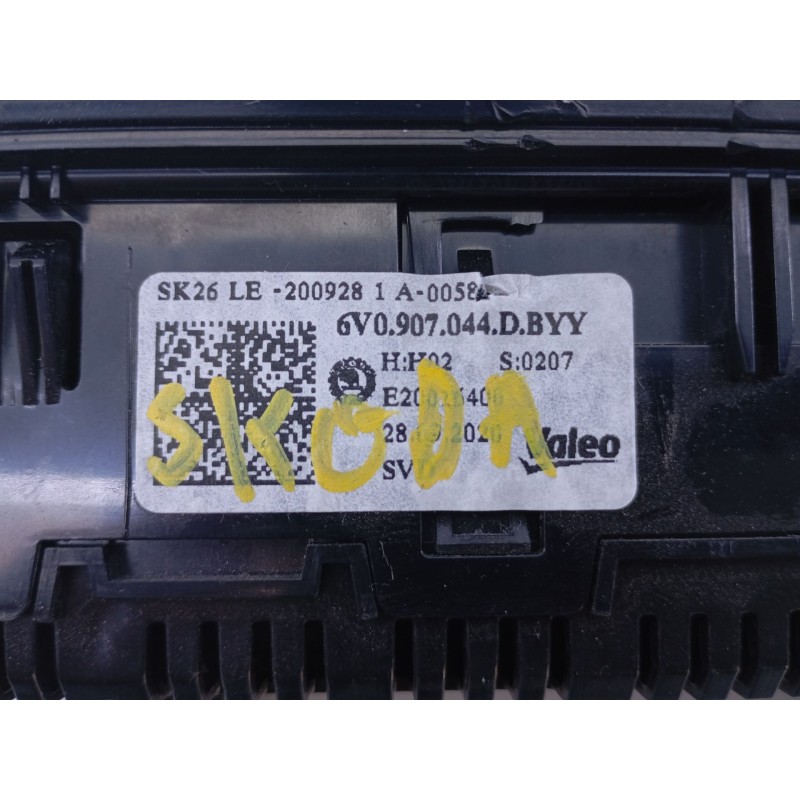 Recambio de mando climatizador para skoda fabia combi familiar comfort referencia OEM IAM   