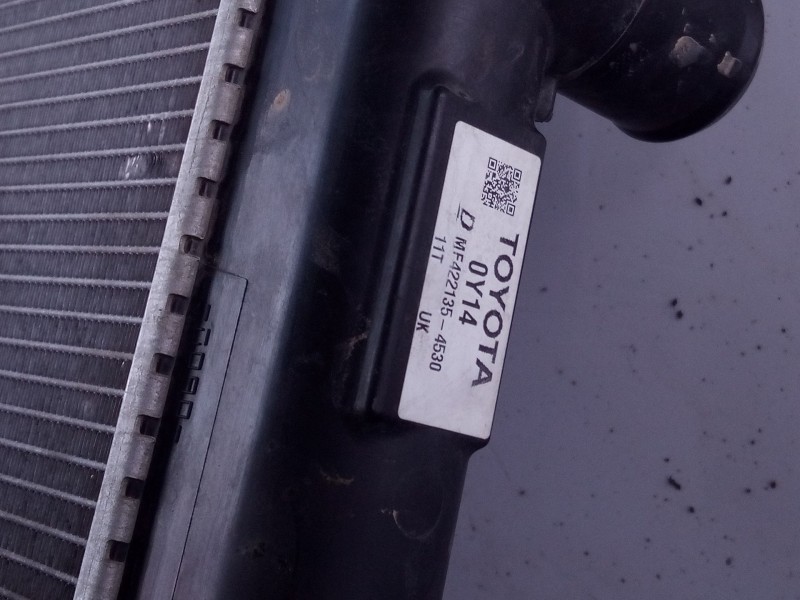 Recambio de radiador agua para toyota auris active referencia OEM IAM   
