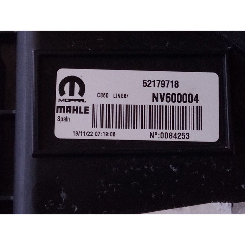 Recambio de electroventilador para fiat ducato camper 2.2 multijet referencia OEM IAM   