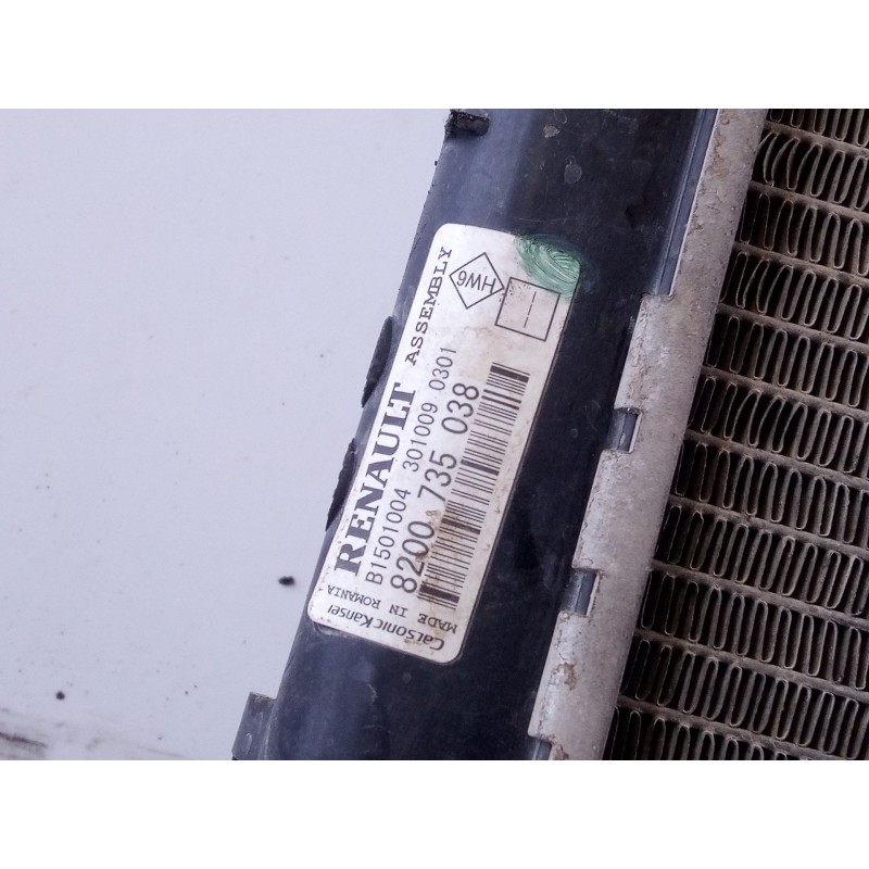 Recambio de radiador agua para dacia sandero laureate referencia OEM IAM 8200735038 B15010043010090301 