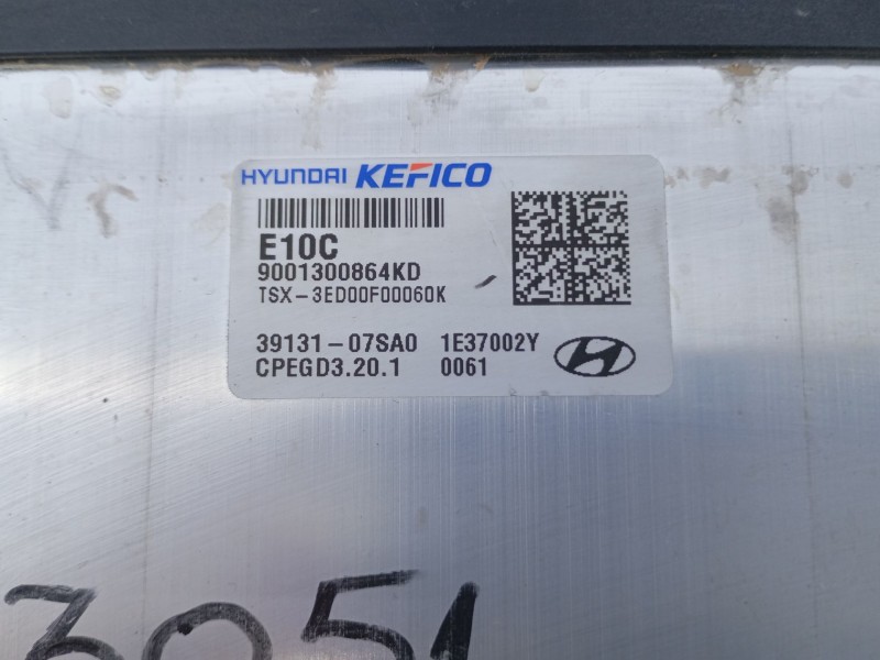 Recambio de centralita motor uce para hyundai kona 2 1.0 tgdi referencia OEM IAM 3913107SA0 1E37002Y 