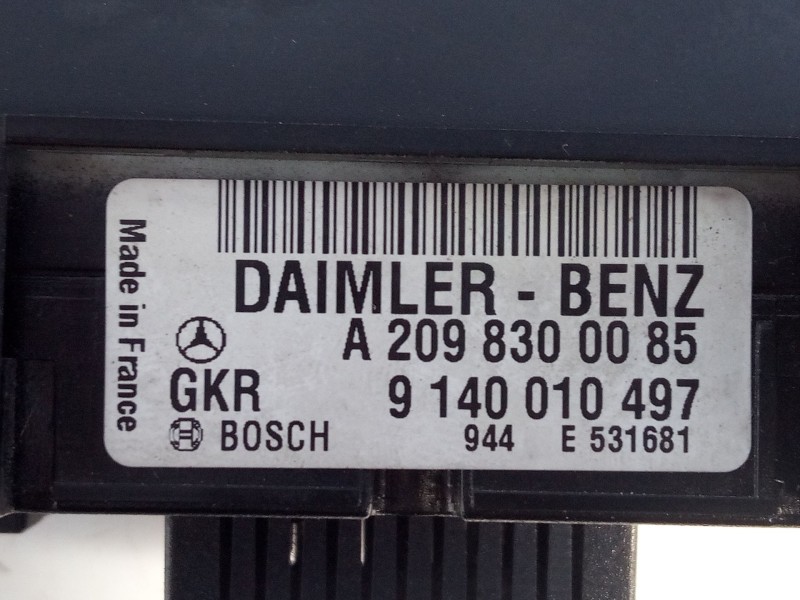 Recambio de mando climatizador para mercedes clase clk (w209) coupe 270 cdi (209.316) referencia OEM IAM   