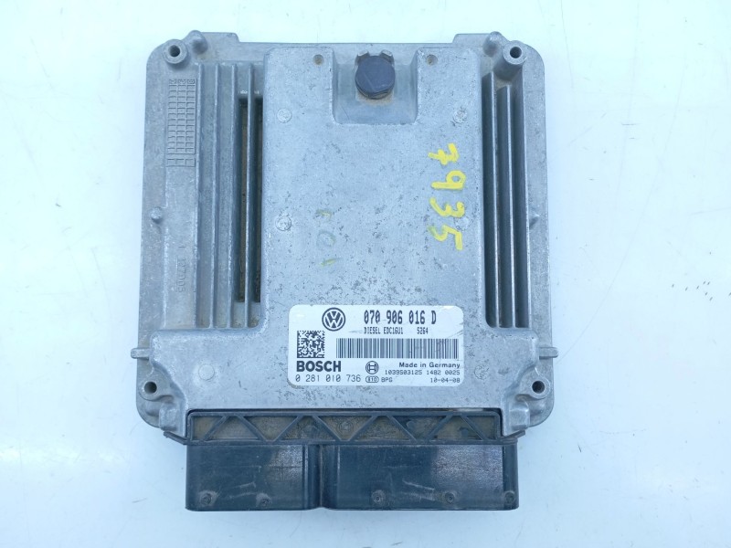 Recambio de centralita motor uce para volkswagen touareg (7la) tdi v10 referencia OEM IAM 070906016D 0281010736 E2-A1-31-1