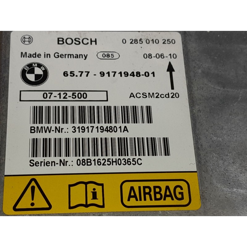 Recambio de kit airbag para bmw x5 x5 e70 xdrive 30d referencia OEM IAM   