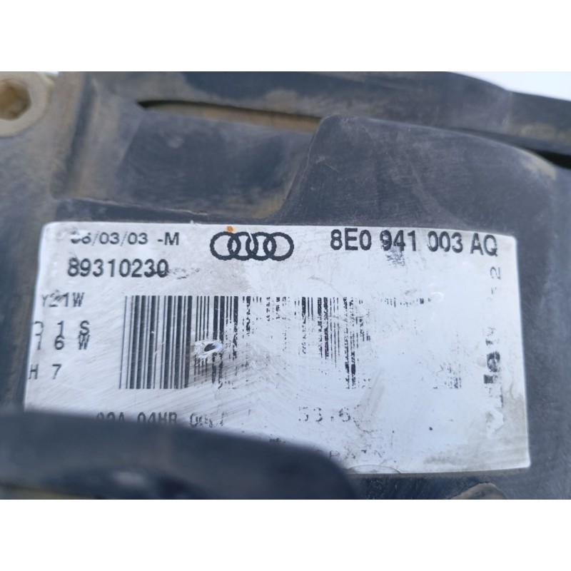Recambio de faro izquierdo para audi a4 avant (8e) referencia OEM IAM 8E0941003AQ  