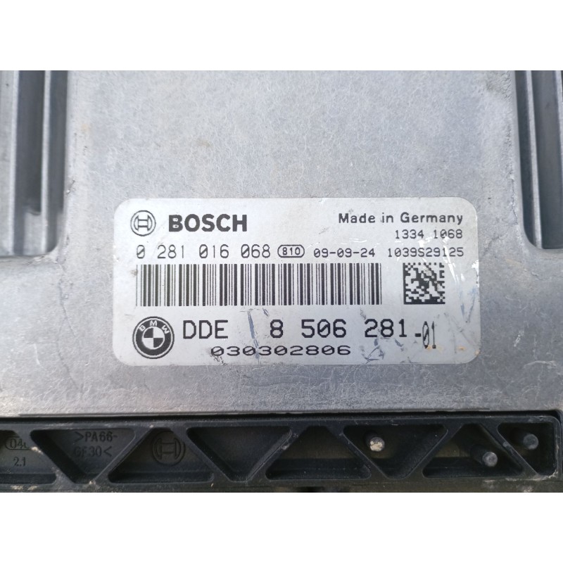 Recambio de centralita motor uce para bmw serie 1 berlina (e81/e87) 118i limited sport edition referencia OEM IAM   