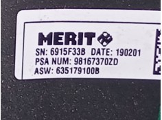 Recambio de volante para citroen c4 picasso spacetourer referencia OEM IAM 98167370ZD   2