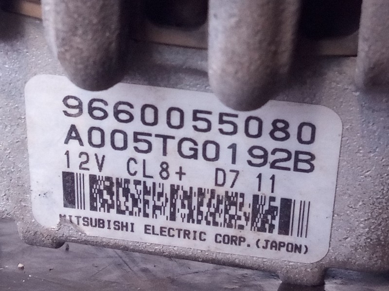 Recambio de alternador para peugeot 207 active referencia OEM IAM 9660055080  