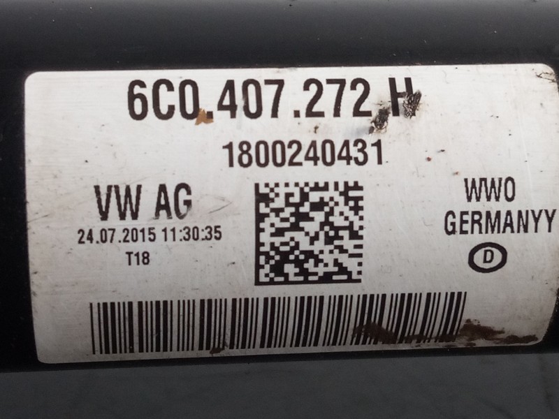 Recambio de transmision delantera derecha para skoda fabia active referencia OEM IAM 6C0407272H  