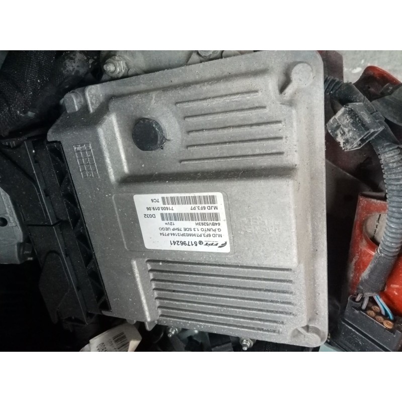 Recambio de centralita motor uce para fiat punto (evo) (199) 1.3 16v jtd cat referencia OEM IAM   
