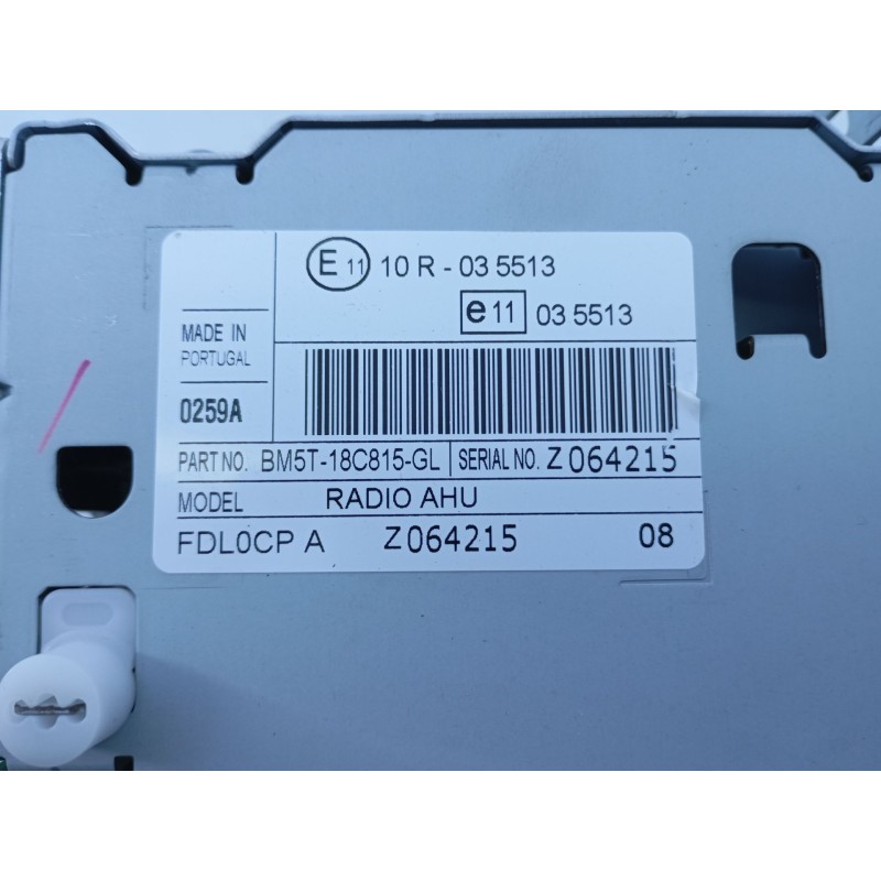 Recambio de sistema audio / radio cd para ford focus lim. (cb8) 1.0 ecoboost cat referencia OEM IAM   