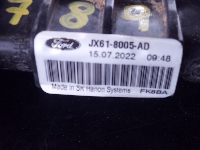 Recambio de radiador agua para ford focus st-line referencia OEM IAM JX618005AD  