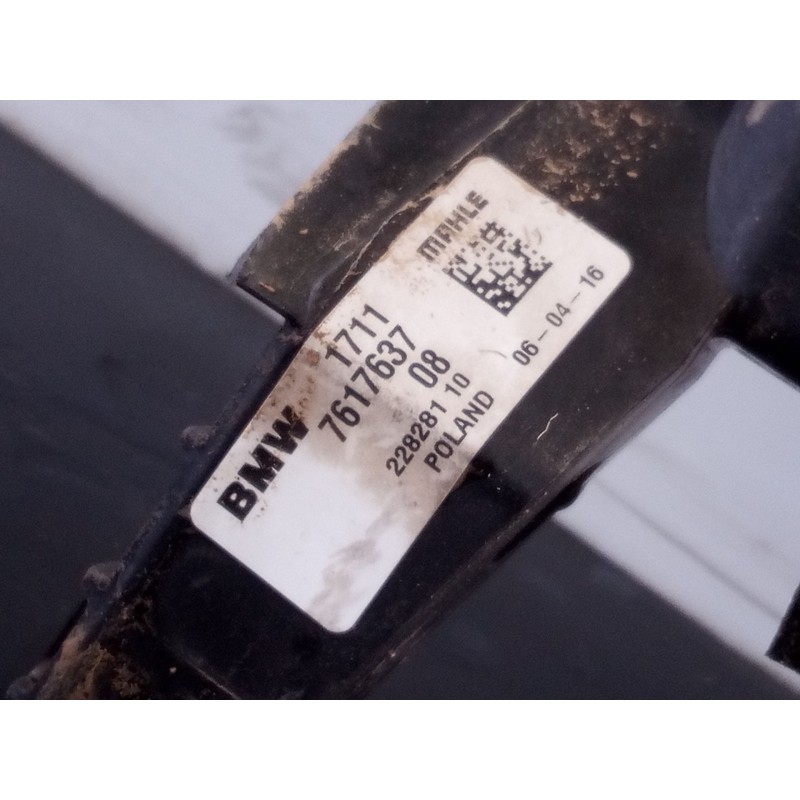 Recambio de radiador agua para bmw serie x1 (f48) sdrive20d referencia OEM IAM 761763708 22828110 