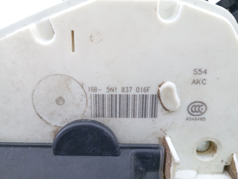 Recambio de cerradura puerta delantera derecha para volkswagen tiguan trend referencia OEM IAM 5N1837016F  