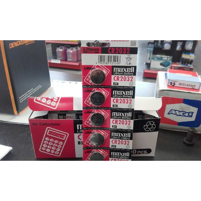 Recambio de ferreteria para universal pilas boton litio maxel cr2032 referencia OEM IAM 19040805 NUEVA TIENDA