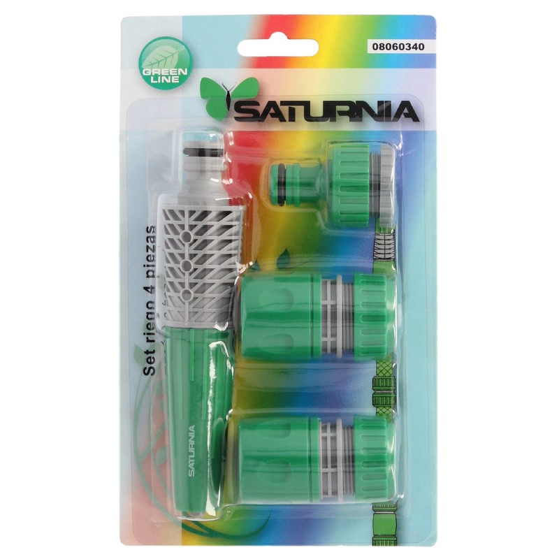 Recambio de ferreteria para universal ferreteria set riego plastico 4 piezas saturnia referencia OEM IAM 08060340 NUEVO TIENDA6A