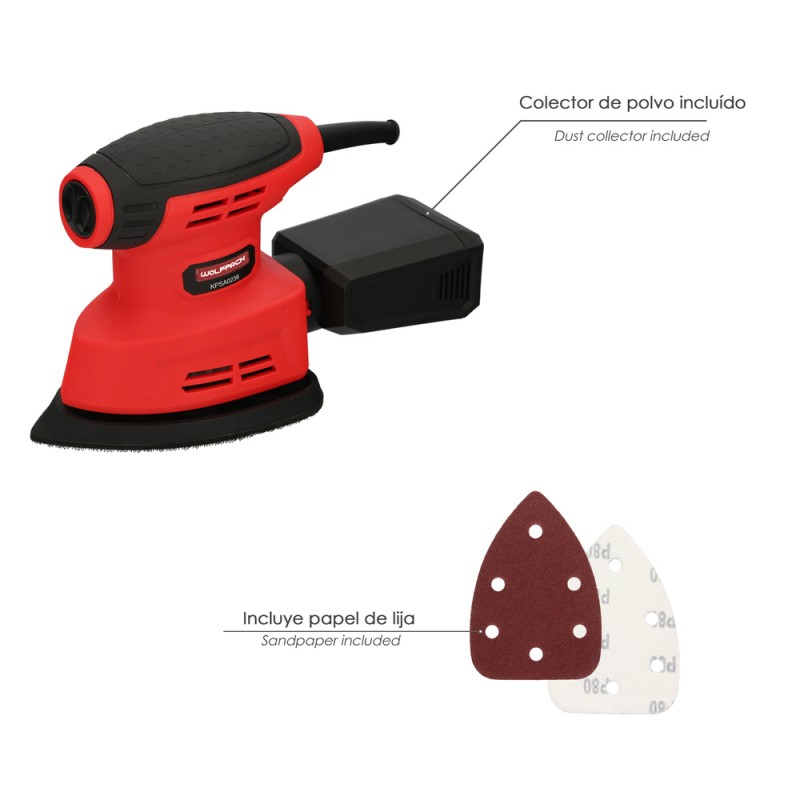 Recambio de ferreteria para universal acc. tienda lijadora wolfpack delta 220 watt referencia OEM IAM 07020240 NUEVO TIENDA