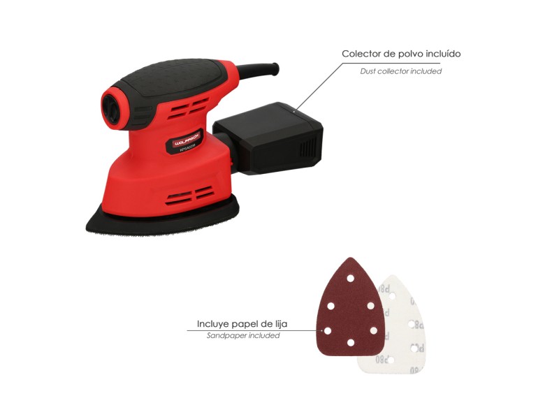 Recambio de ferreteria para universal acc. tienda lijadora wolfpack delta 220 watt referencia OEM IAM 07020240 NUEVO TIENDA