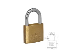 Recambio de ferreteria para universal acc. tienda candado laton arco normal 20 mm. plus referencia OEM IAM 03100930 NUEVO TIENDA